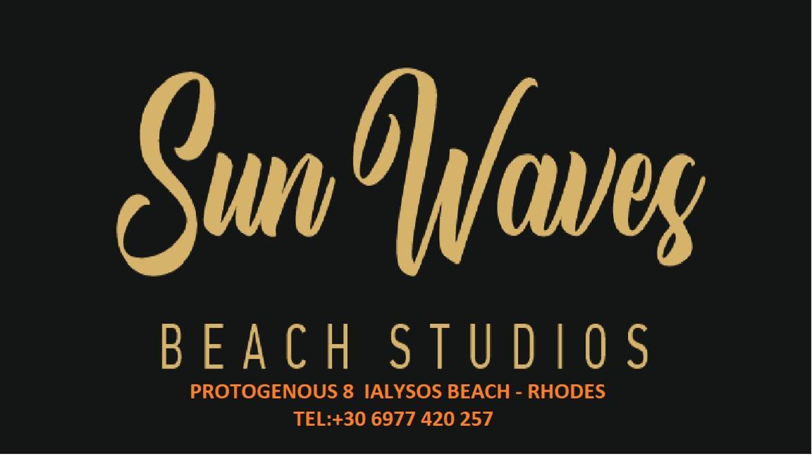 Sunwaves Beach Studio I Ialysos  Esterno foto